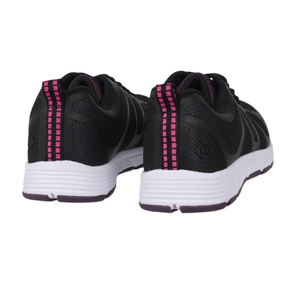 Black - Back - Dunlop Womens-Ladies Reno Memory Foam Safety Shoes