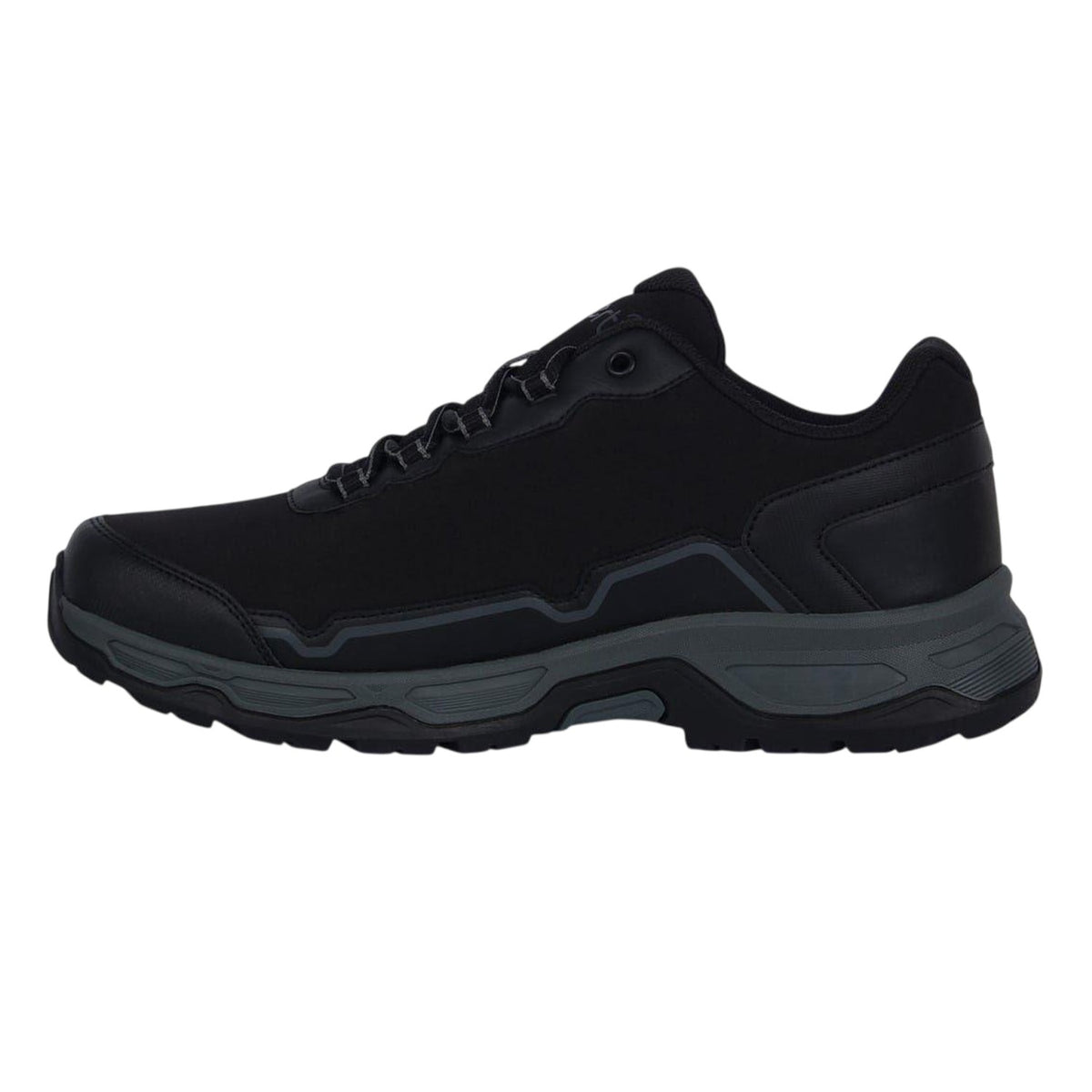 Black - Side - Gelert Mens Softshell Low Trainers