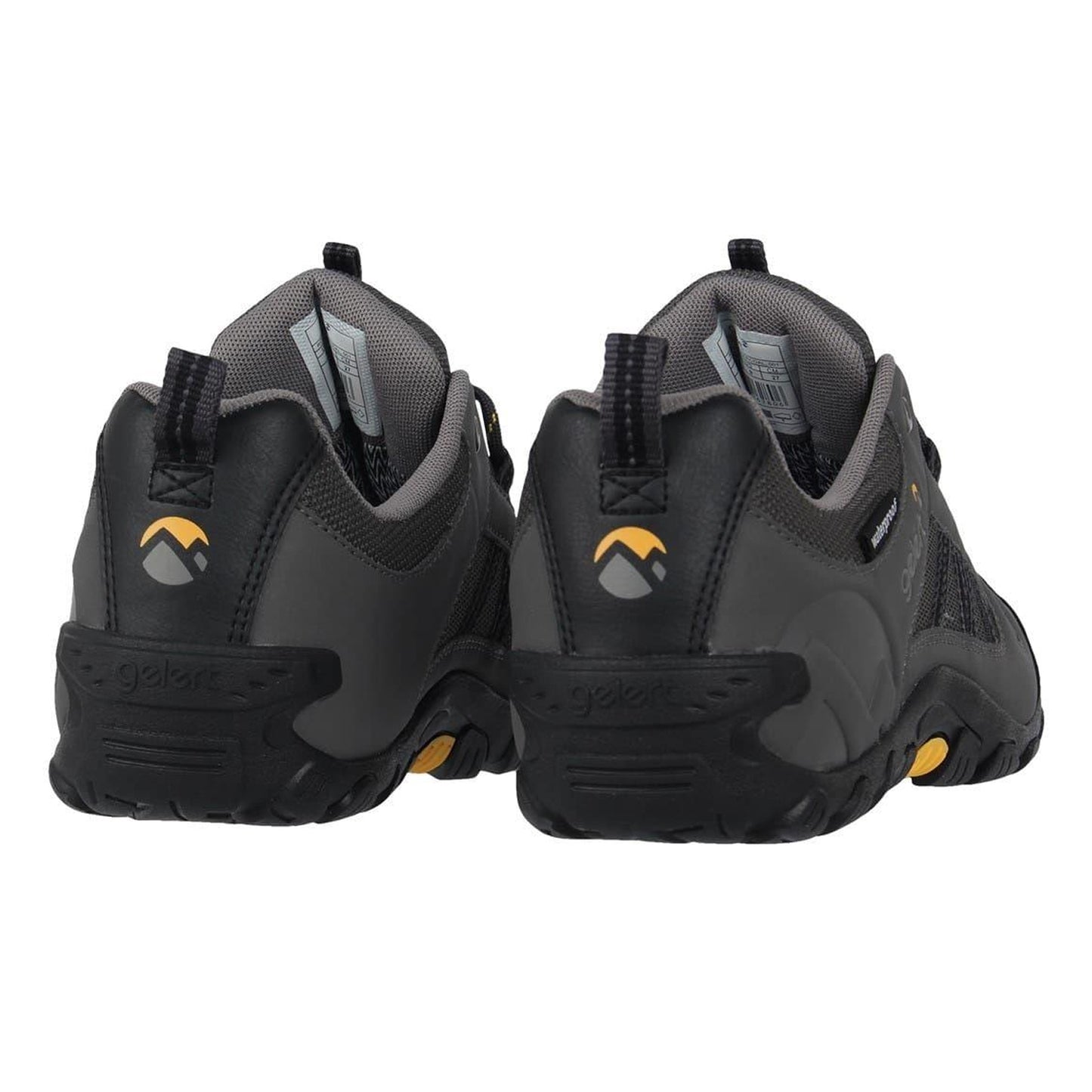 Charcoal - Back - Gelert Mens Rocky Waterproof Walking Shoes