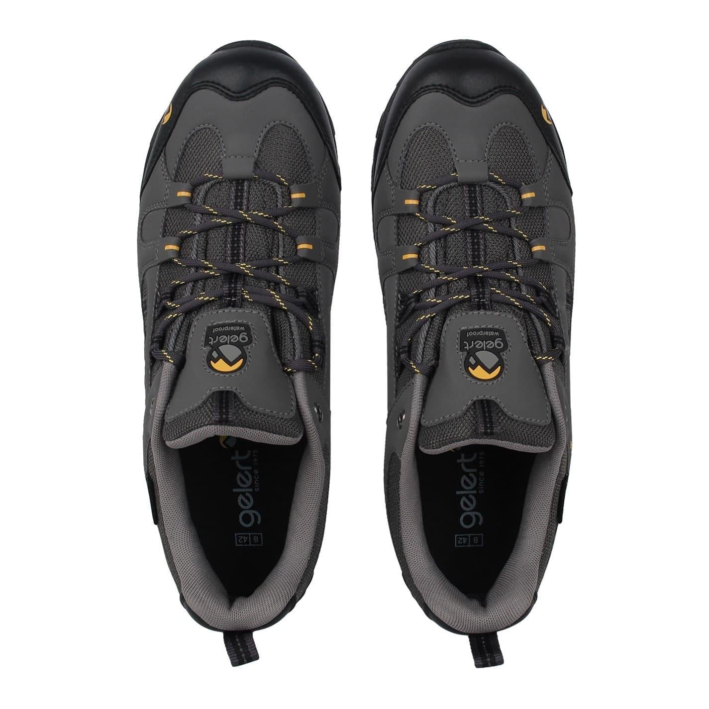 Charcoal - Lifestyle - Gelert Mens Rocky Waterproof Walking Shoes