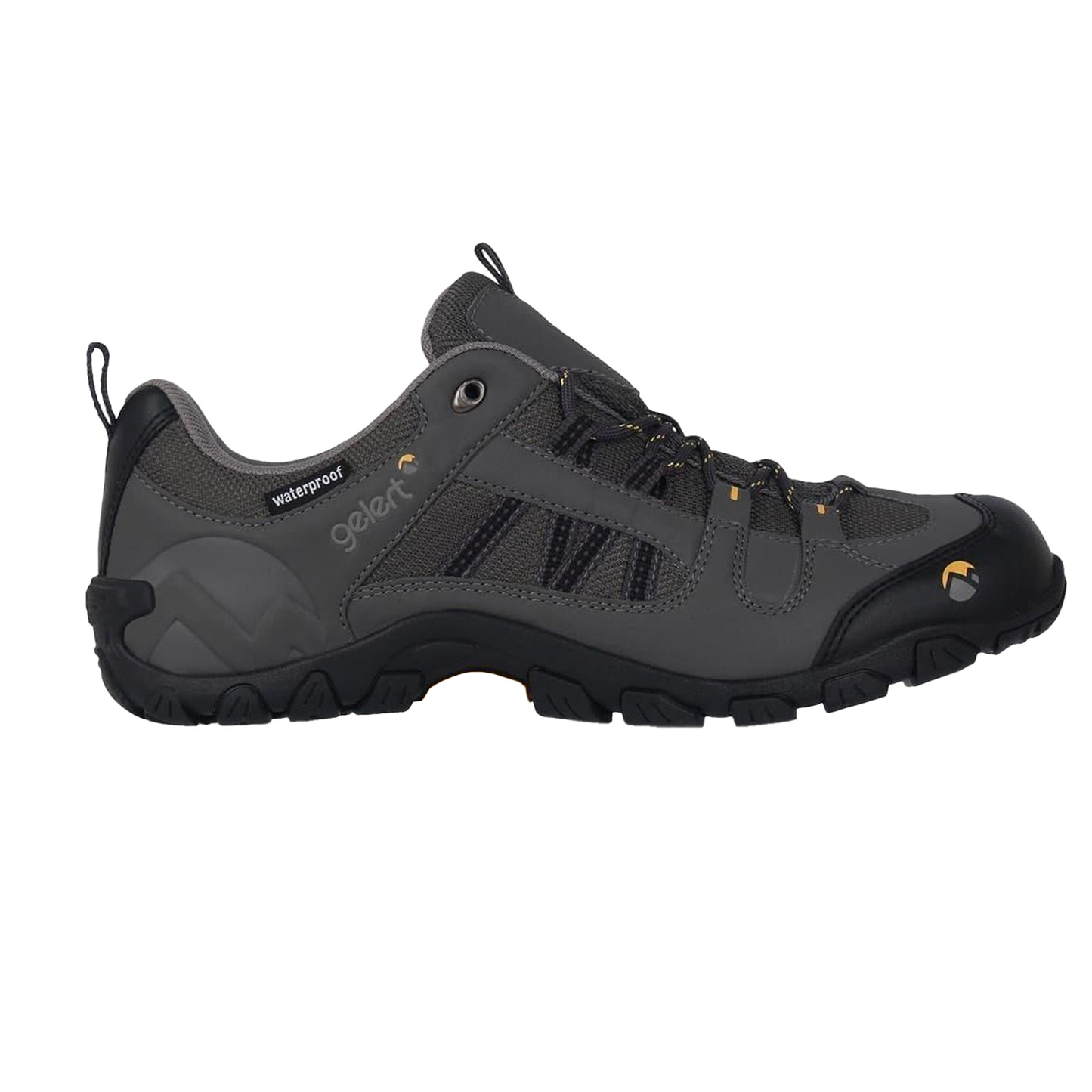 Charcoal - Front - Gelert Mens Rocky Waterproof Walking Shoes