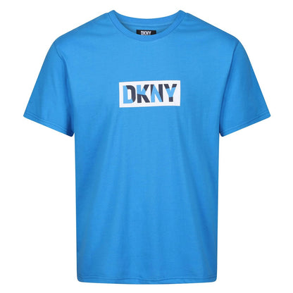 Blue - Front - DKNY Mens Iceman Lounge T-Shirt