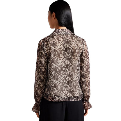 Nude Pink - Back - Ted Baker Womens-Ladies Bertei V Neck Relaxed Fit Blouse