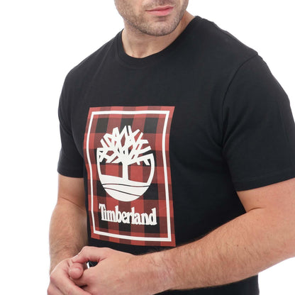 Black - Side - Timberland Mens Buffalo T-Shirt