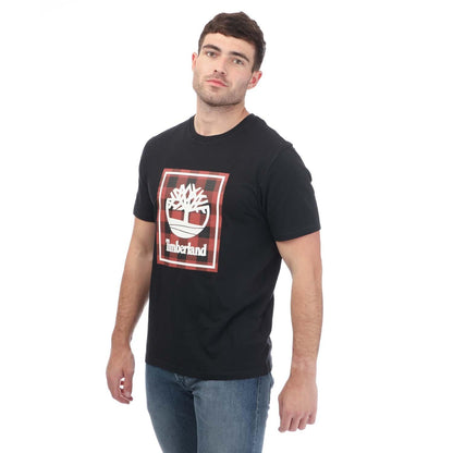 Black - Front - Timberland Mens Buffalo T-Shirt