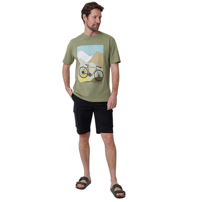 Sage - Side - Saltwell Mens Gldhanger Graphic T-Shirt