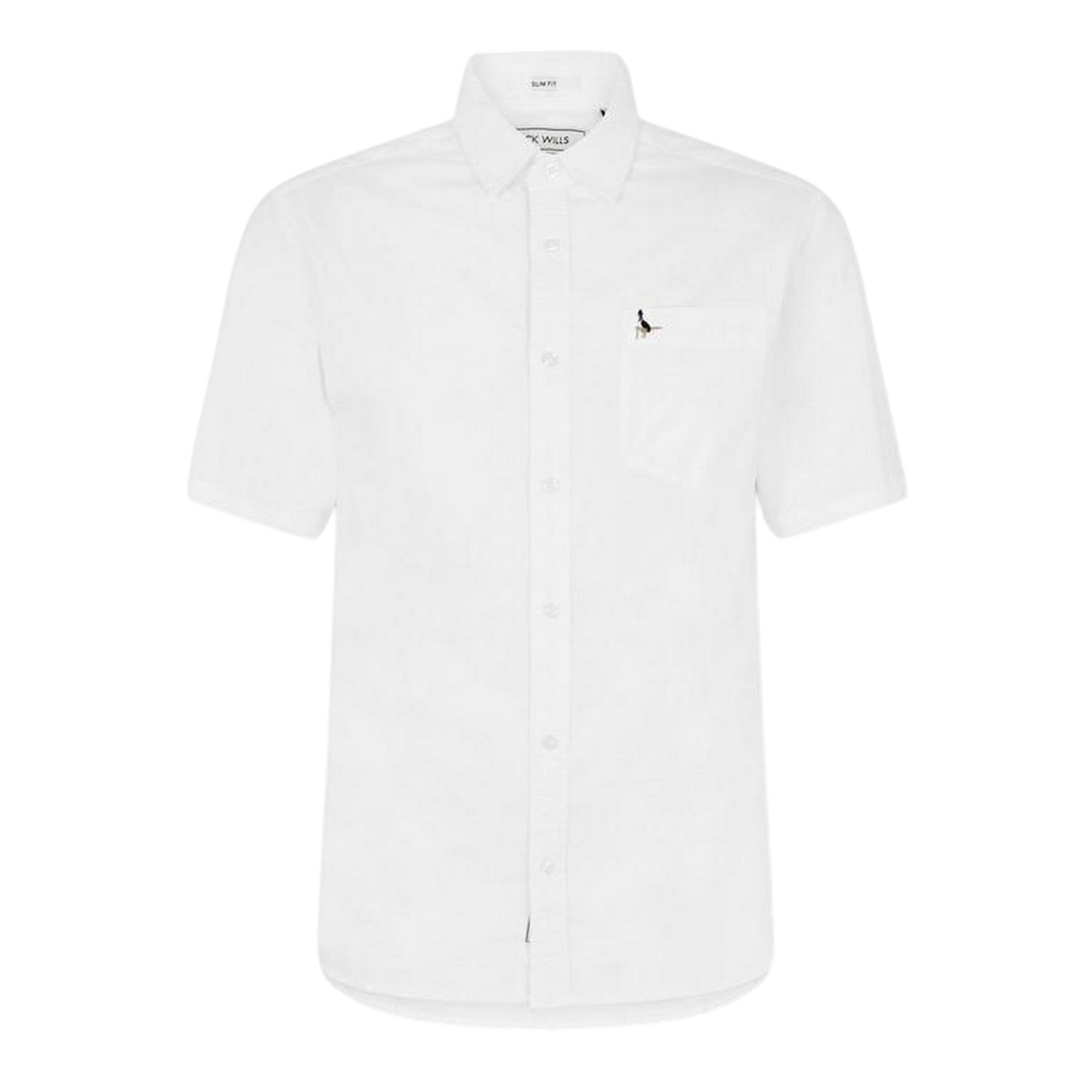 White - Front - Jack Wills Mens Stableton Classic Oxford Button-Down Shirt