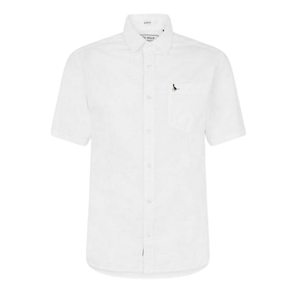 White - Front - Jack Wills Mens Stableton Classic Oxford Button-Down Shirt