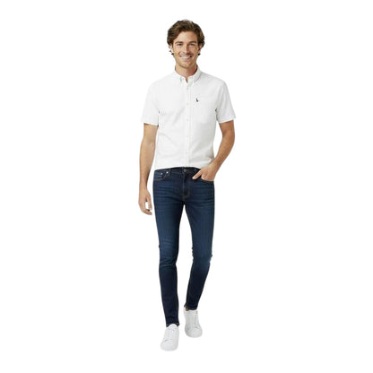 White - Side - Jack Wills Mens Stableton Classic Oxford Button-Down Shirt