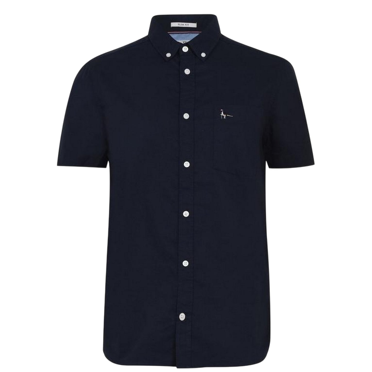 Navy - Front - Jack Wills Mens Stableton Classic Oxford Button-Down Shirt