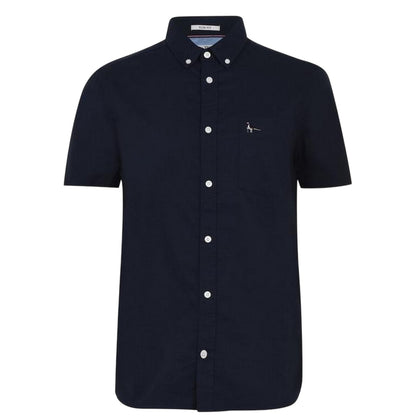 Navy - Front - Jack Wills Mens Stableton Classic Oxford Button-Down Shirt