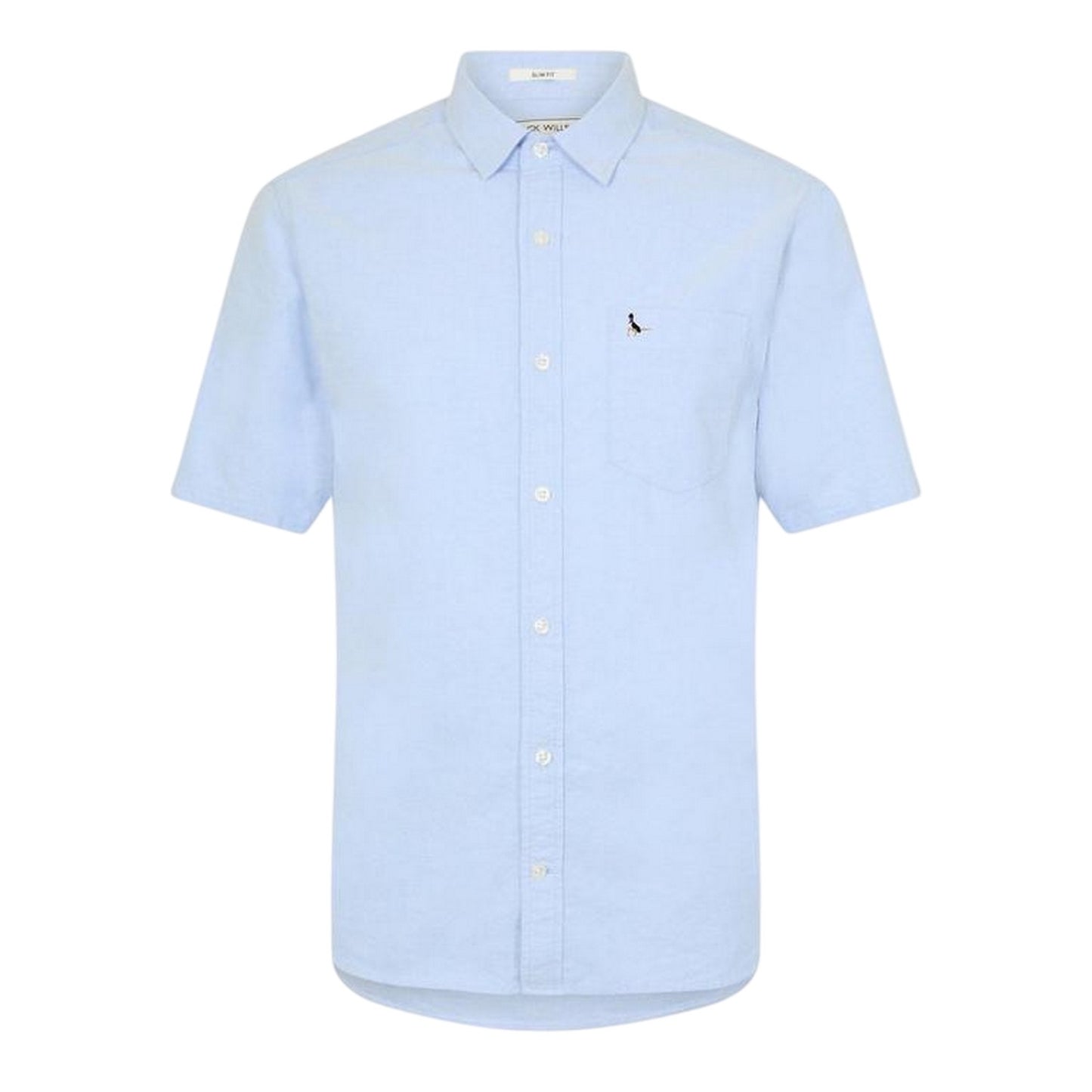 Sky Blue - Front - Jack Wills Mens Stableton Classic Oxford Button-Down Shirt