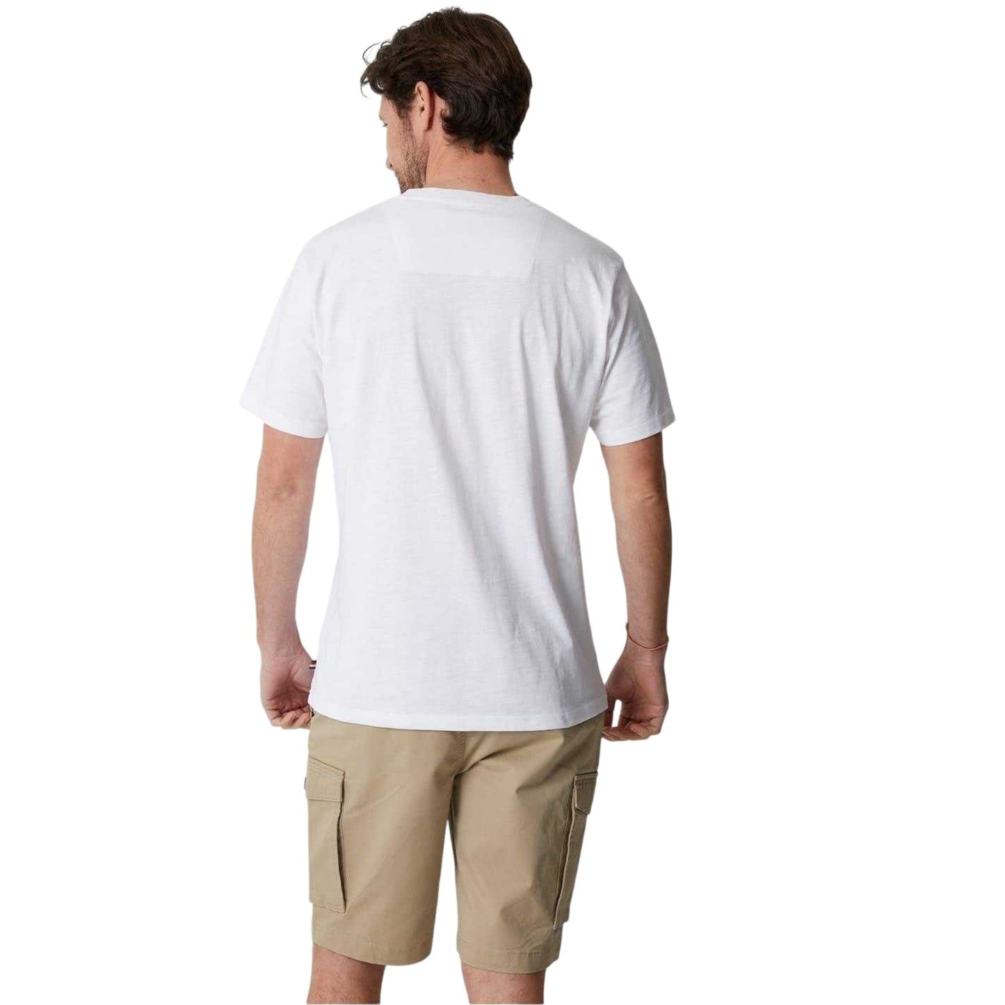 White - Back - Saltwell Mens Heybridge Bicycle T-Shirt