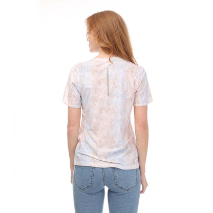 White - Back - Adidas Womens-Ladies Fast All-Over Print T-Shirt