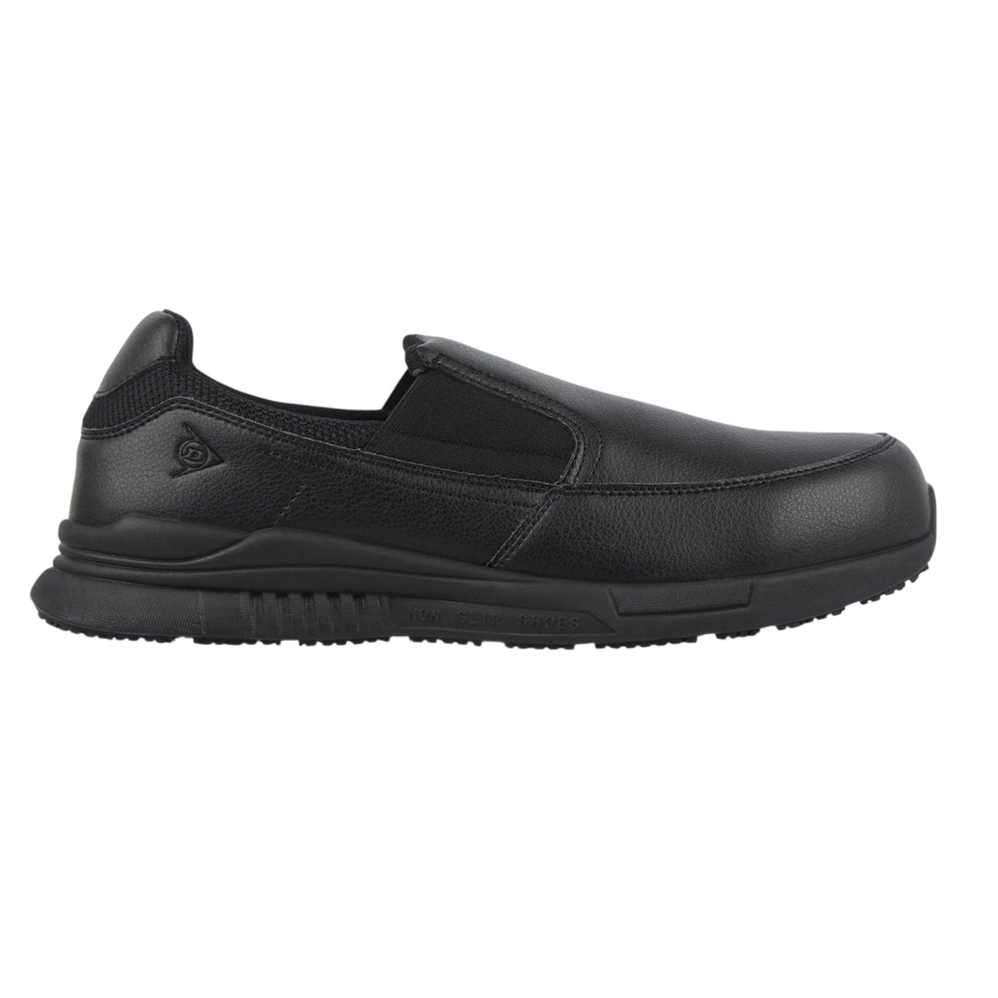 Black - Front - Dunlop Mens Nampa Broxtin Leather Safety Shoes