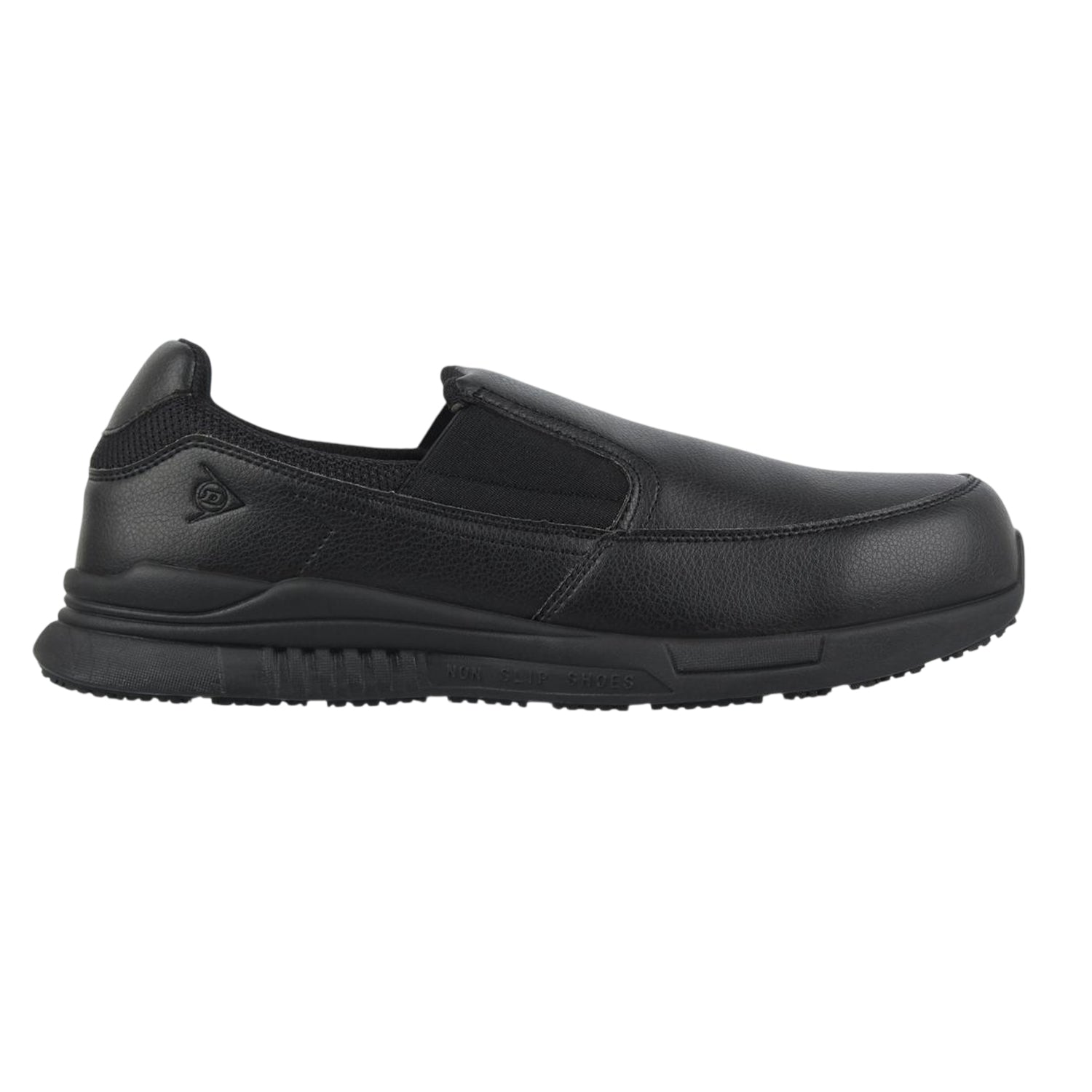 Black - Front - Dunlop Mens Nampa Broxtin Leather Safety Shoes