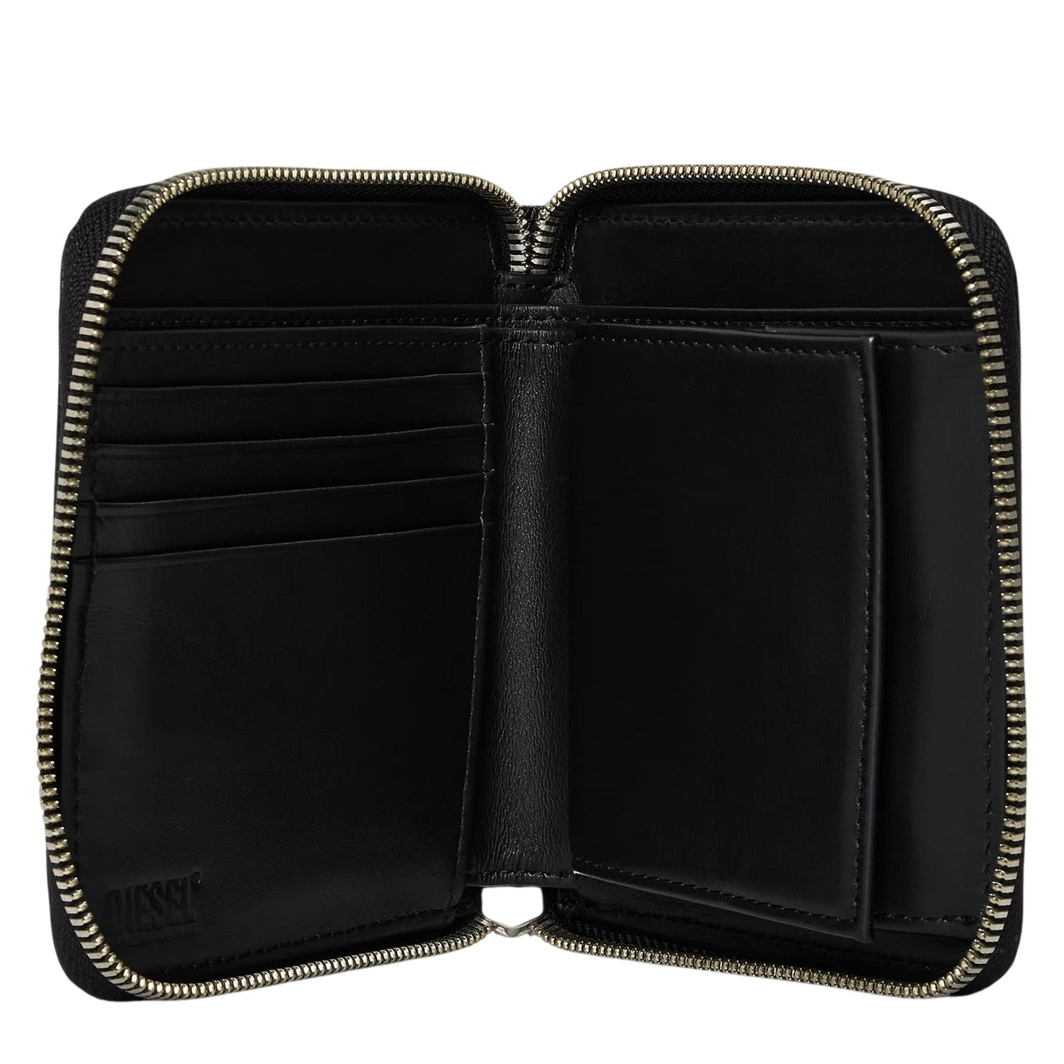 Black - Side - Diesel Zipped Wallet