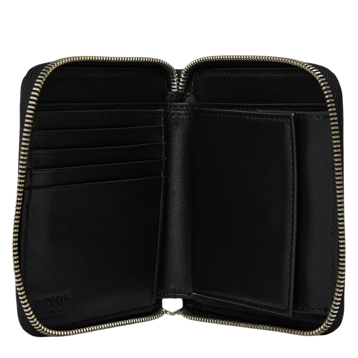 Black - Side - Diesel Zipped Wallet