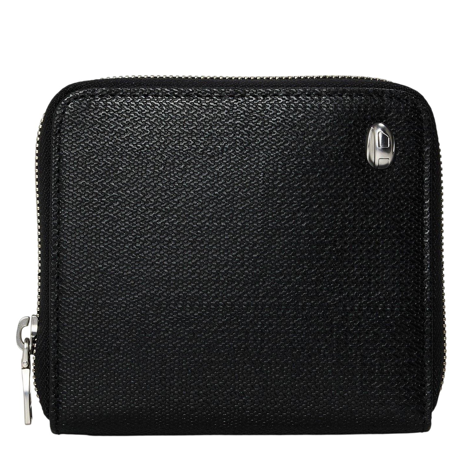 Black - Front - Diesel Zipped Wallet