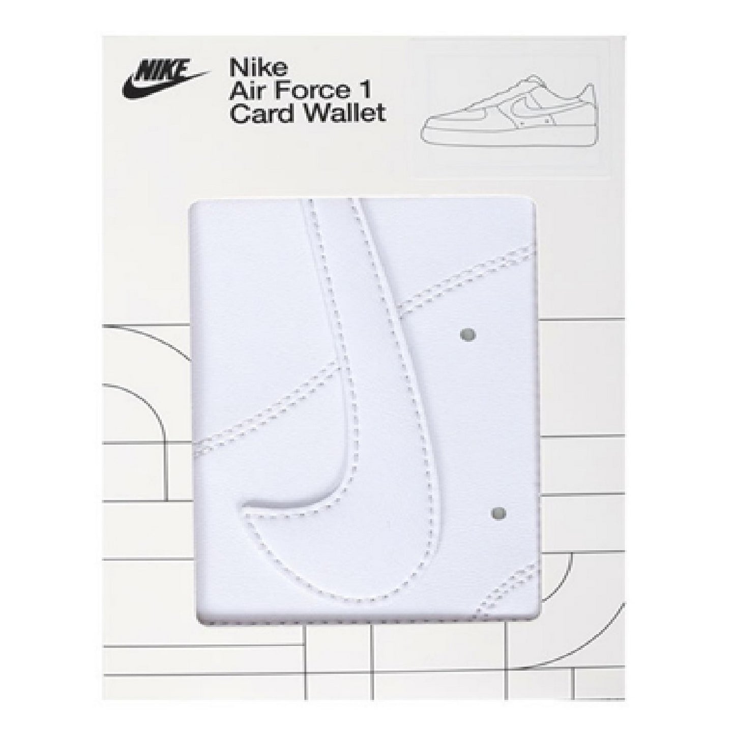 White - Side - Nike Air Force 1 Card Holder