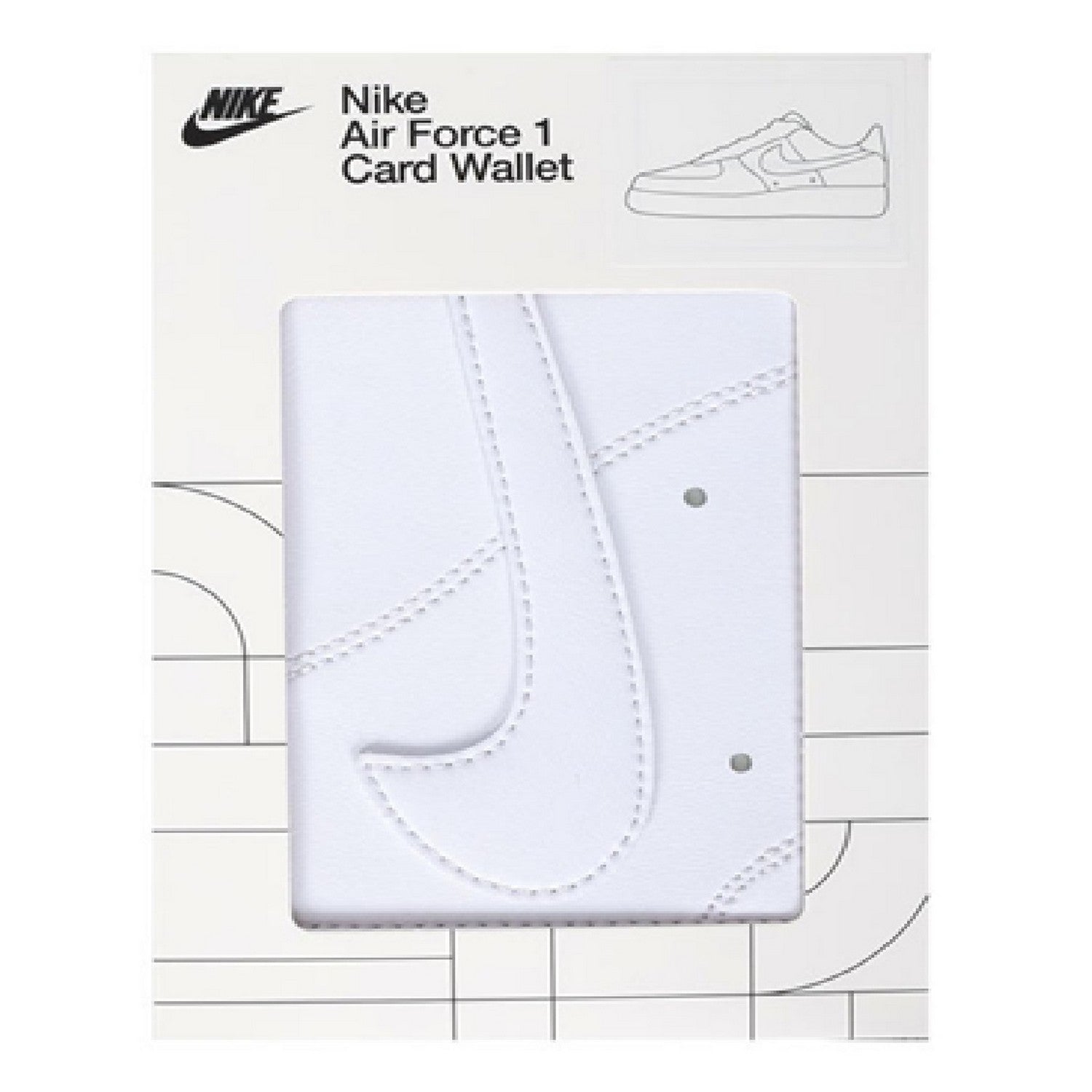 White - Side - Nike Air Force 1 Card Holder