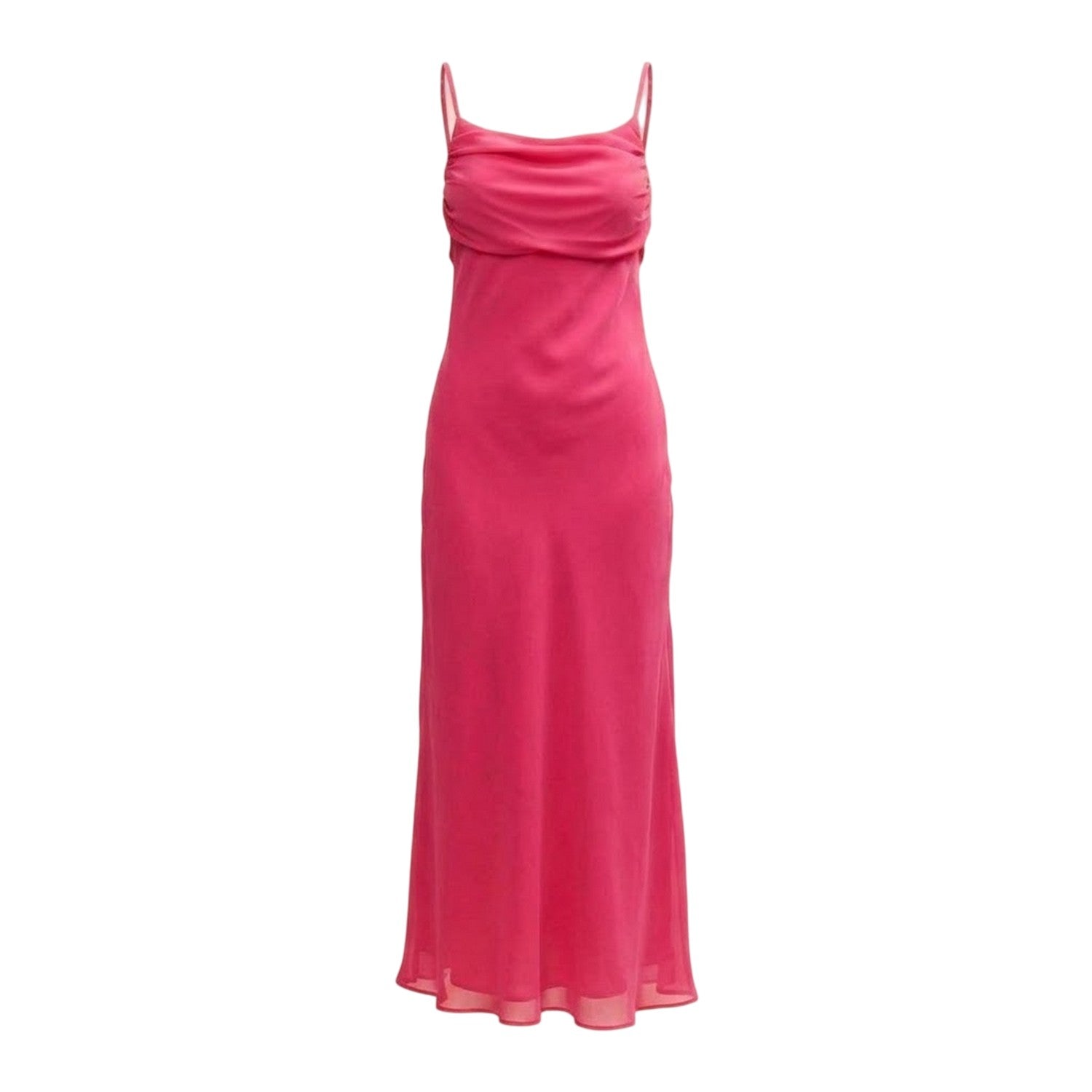 Pink - Front - Nobody´s Child Womens-Ladies Spaghetti Strap Midaxi Dress