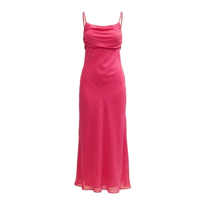 Pink - Front - Nobody´s Child Womens-Ladies Spaghetti Strap Midaxi Dress