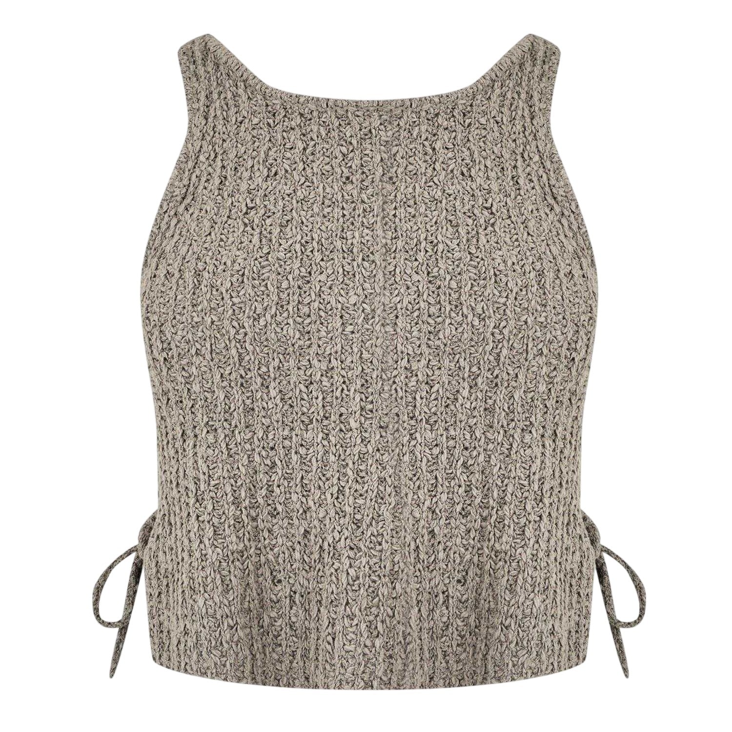 Taupe - Front - Jack Wills Womens-Ladies Slim Tank Top
