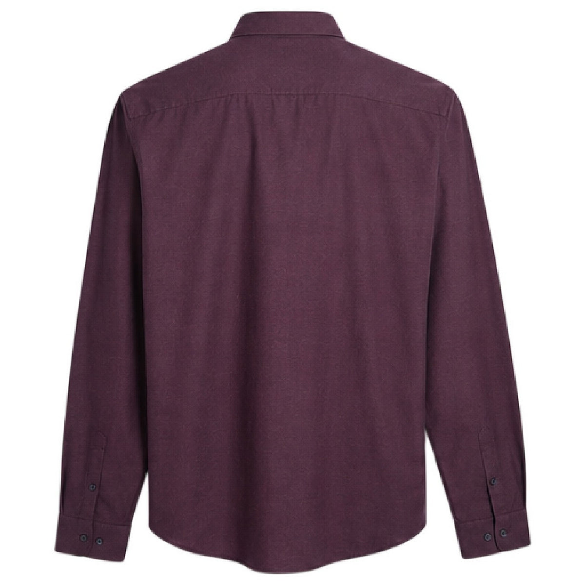 Red - Back - Farah Mens Regular Button-Down Shirt