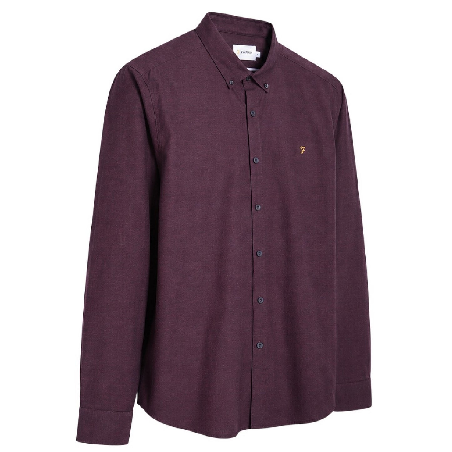 Red - Lifestyle - Farah Mens Regular Button-Down Shirt