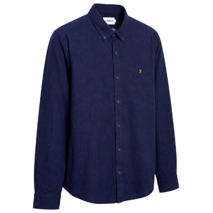True Blue - Lifestyle - Farah Mens Regular Button-Down Shirt