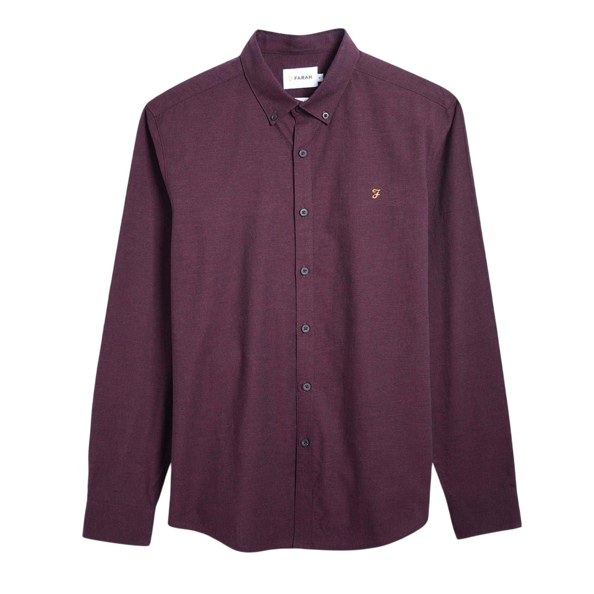Red - Front - Farah Mens Regular Button-Down Shirt