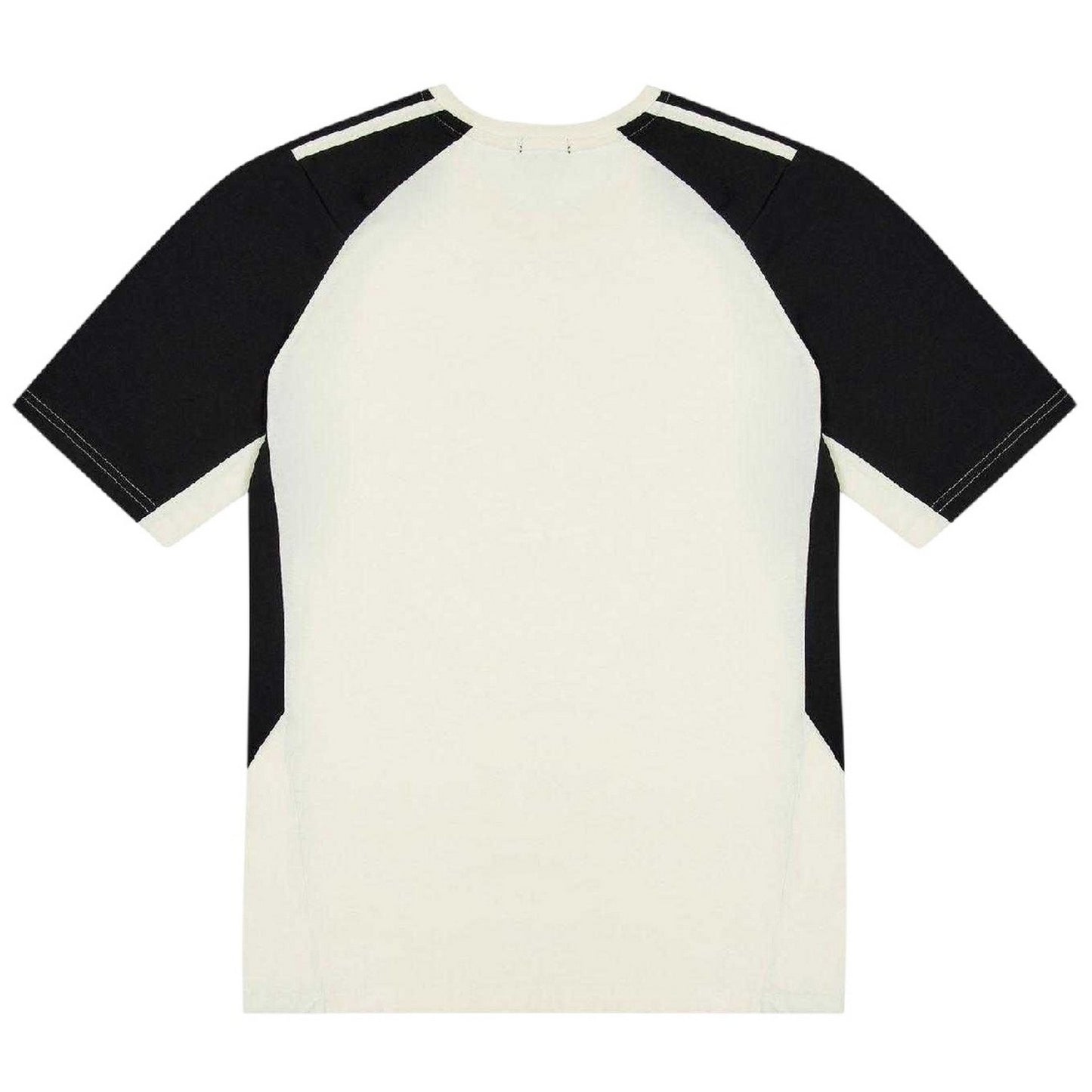White - Back - No Fear Mens Contrast Shoulders T-Shirt