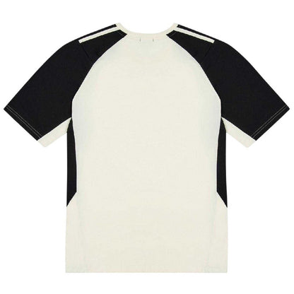 White - Back - No Fear Mens Contrast Shoulders T-Shirt