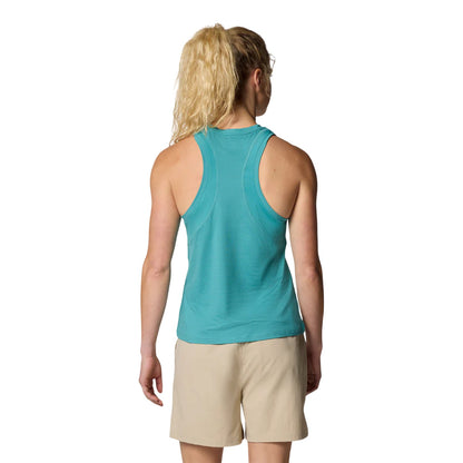 Teal - Back - Columbia Womens-Ladies Crew Neck Regular Tank Top