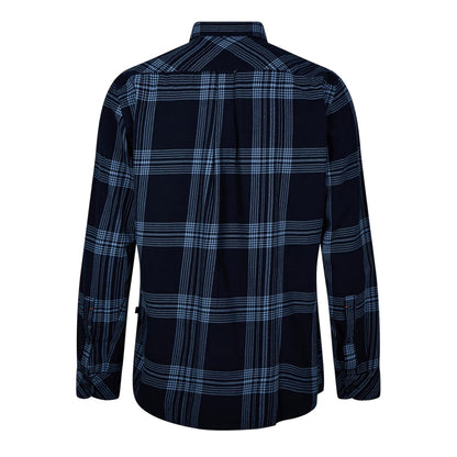 Dark Blue - Back - Boss Mens Rickert_M Regular Button-Down Shirt