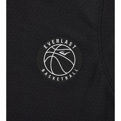 Black-Red - Side - Everlast Childrens-Kids Crew Neck Tank Top