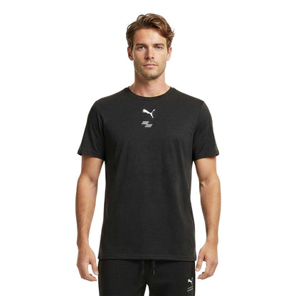 Black - Side - Puma Mens Hyrox City Manchester Performance T-Shirt