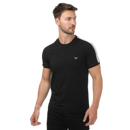 Black - Front - Emporio Armani Unisex Adult Loungewear T-Shirt
