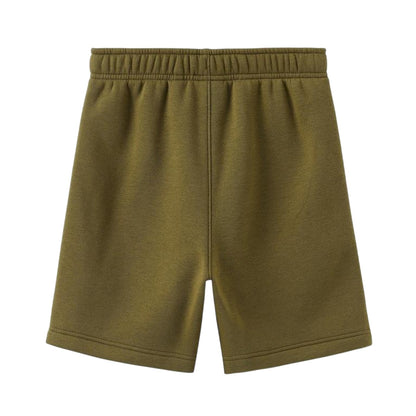 Khaki - Back - Slazenger Childrens-Kids Fleece Sweat Shorts