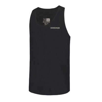 Black - Side - Karrimor Mens Lightweight Sleeveless Gym Tank Top