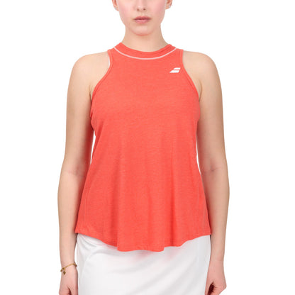 Poppy Red Heather - Lifestyle - Babolat Womens-Ladies Performance Regular Tank Top