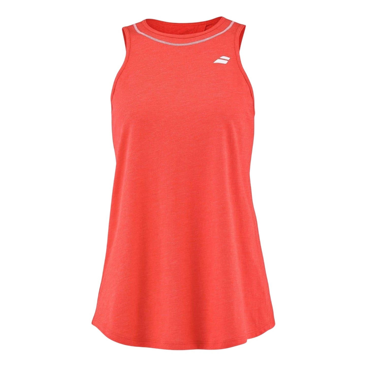 Poppy Red Heather - Front - Babolat Womens-Ladies Performance Regular Tank Top