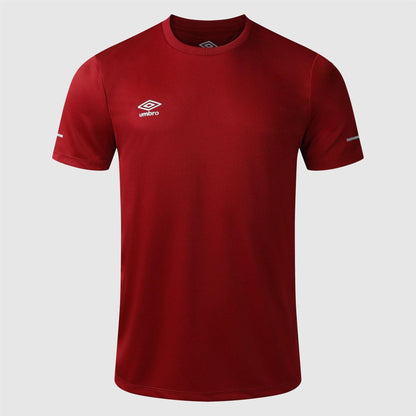 Red - Front - Umbro Mens Crew Neck Athletic T-Shirt