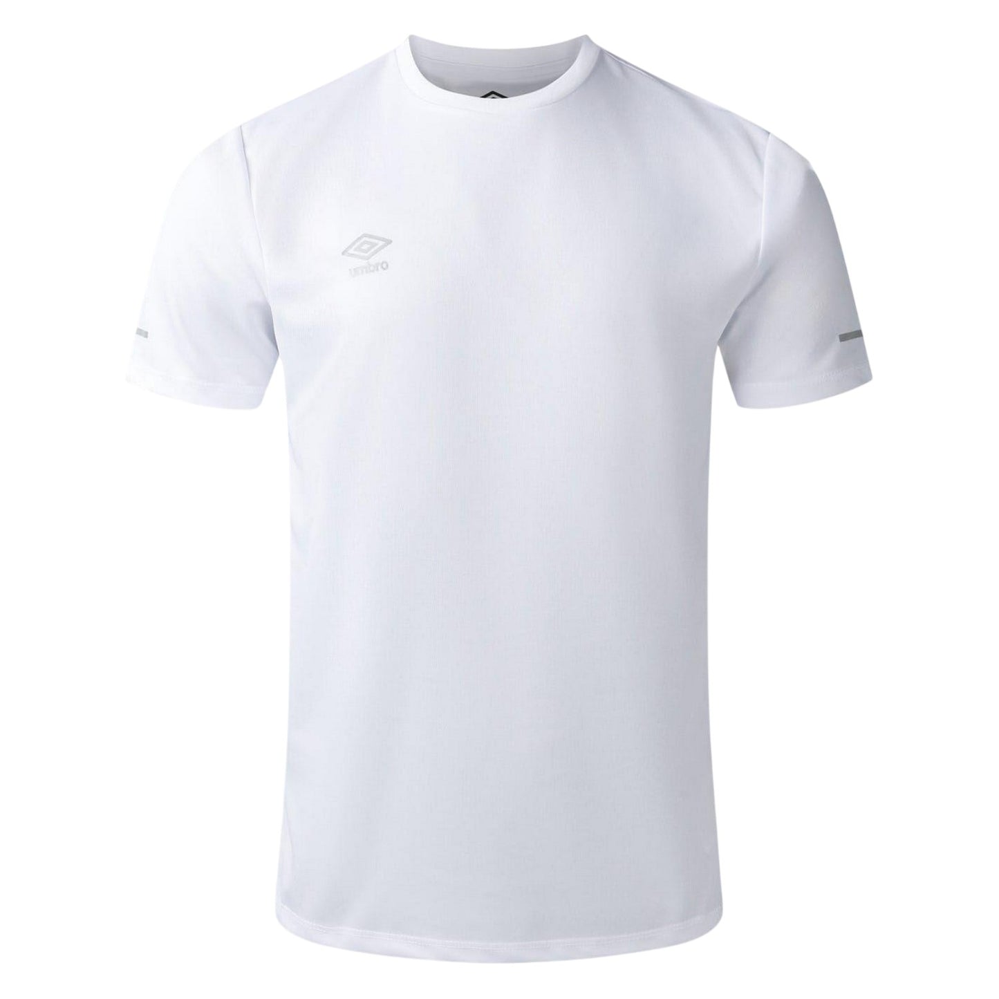 White - Front - Umbro Mens Crew Neck Athletic T-Shirt