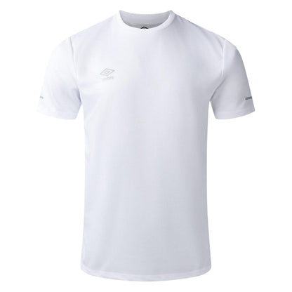 White - Front - Umbro Mens Crew Neck Athletic T-Shirt