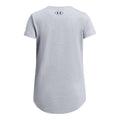 Grey - Back - Under Armour Girls Sportswear Logo T-Shirt