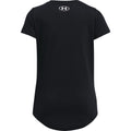 Black - Back - Under Armour Girls Sportswear Logo T-Shirt