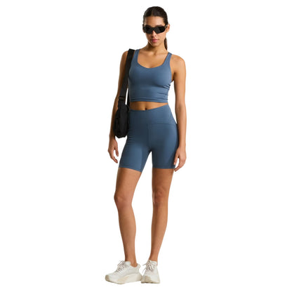 Granite Grey - Side - The North Face Womens-Ladies Jaida High Waist Shorts