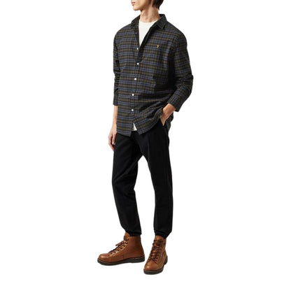 Blackwatch - Lifestyle - Farah Mens Fraser Checked Regular Button-Down Shirt